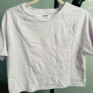 PINK Victoria's Secret Soft Purple Short Sleeve Tee